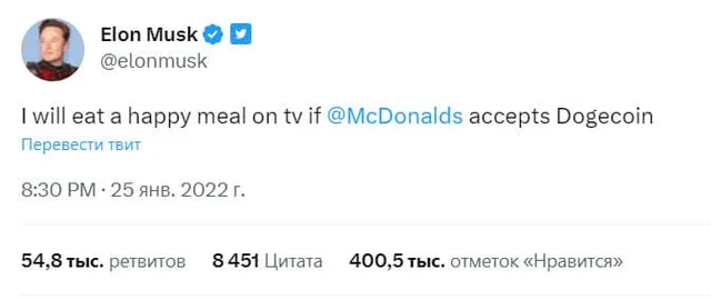 Возвращение оригинального логотипа Twitter привело к падению курса DOGE на 10%